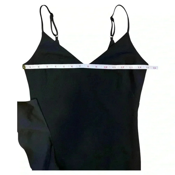 White House Black Market Black Ruffle Midi Dress Size 2 - Picture 9 of 13